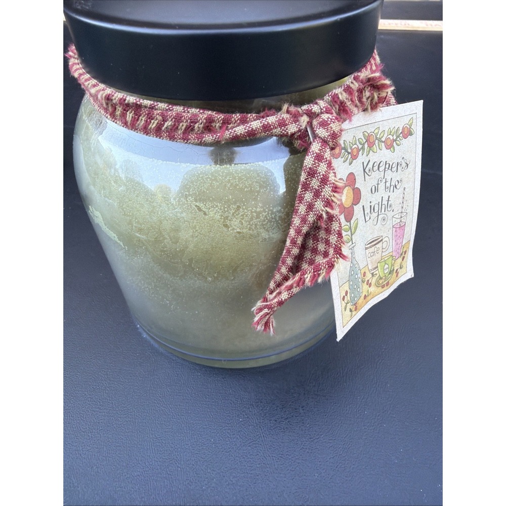 Scented Candle Jar 34oz Papa Rainforest with Lid 155 Hours Burn Time Brand New